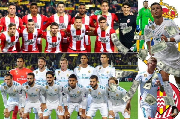 Los futbolistas más caros y baratos del Real Madrid y Girona FC