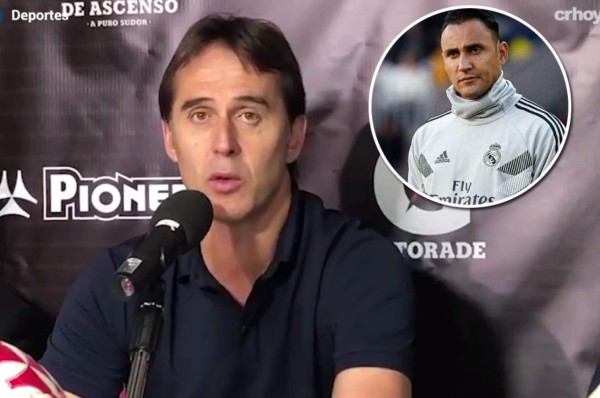 Julen Lopetegui: 'Keylor Navas un profesional tremendamente competitivo'
