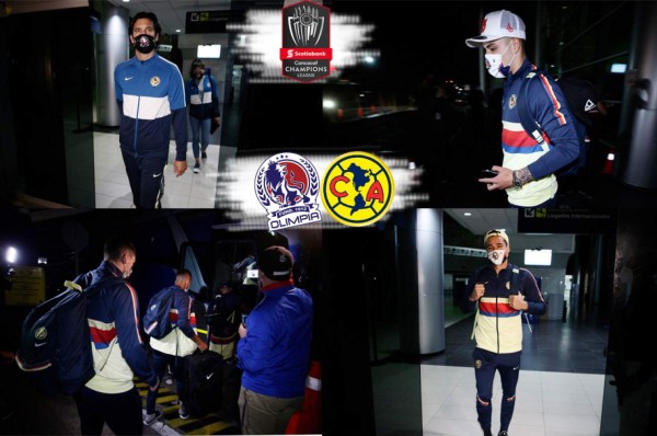 Con toda la artillería: El América de Solari llegó a Honduras y trae a sus figuras para juego ante Olimpia