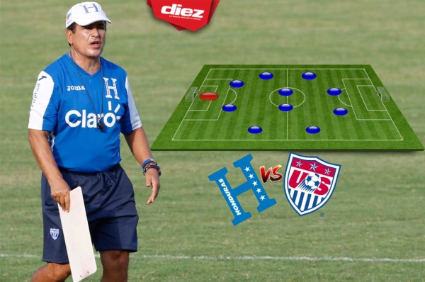 Este sería el 11 ideal de Pinto para el juego ante Estados Unidos&nbsp;&nbsp;