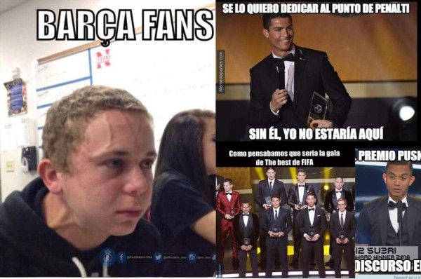 ¡Cristiano Ronaldo gana el The Best y fusilan a Messi en memes!