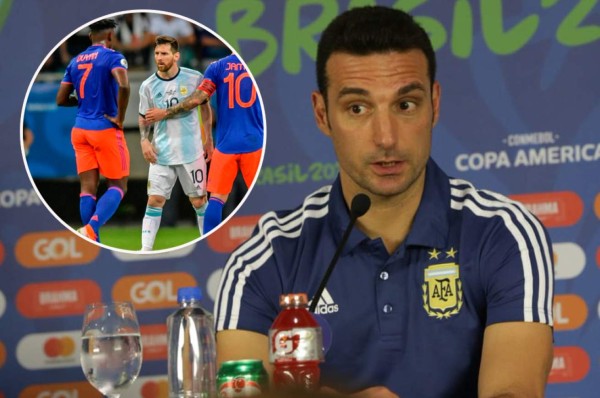 Scaloni tras perder ante Colombia: ''Es lamentable el estado de la cancha, deja mucho que desear''