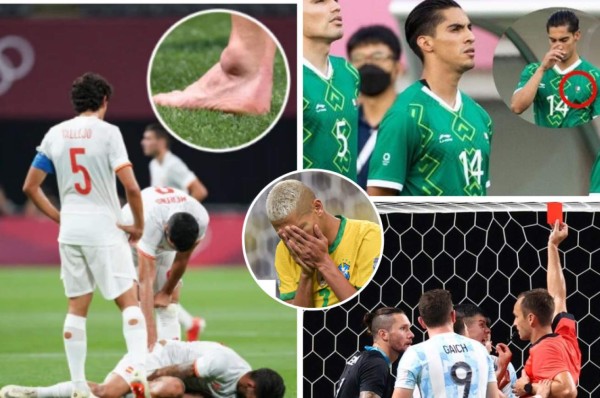 El tremendo error en la camisa de México, el tobillo roto y las burlas a Richarlison en la jornada uno de los JJOO de Tokio&nbsp;&nbsp;