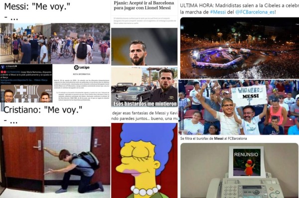 Messi se va del Barcelona y los memes provocan un caos en las redes sociales