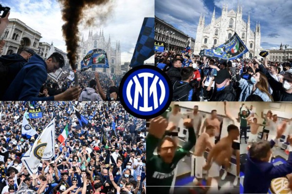 ¡Así se celebra la caída de un imperio! El festejo de los hinchas y jugadores del Inter tras campeonizar en Serie A