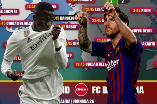 Honduras y el resto del mundo: Hora y canal para ver el Real Madrid-Barcelona por LaLiga