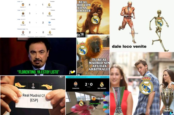 ¿A la Europa League? Los memes vuelan las redes tras la derrota del Real Madrid en Champions
