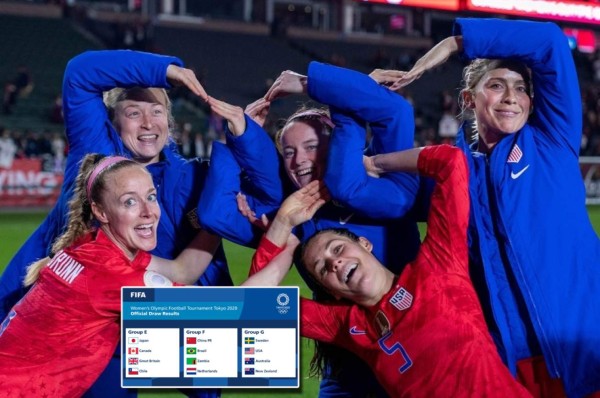 Así quedaron los grupos en la rama del fútbol femenino para los Juegos Olímpico de Tokio