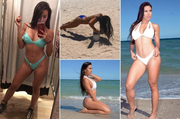 Las explosivas fotos de 'Mache', la bella chica fit hondureña