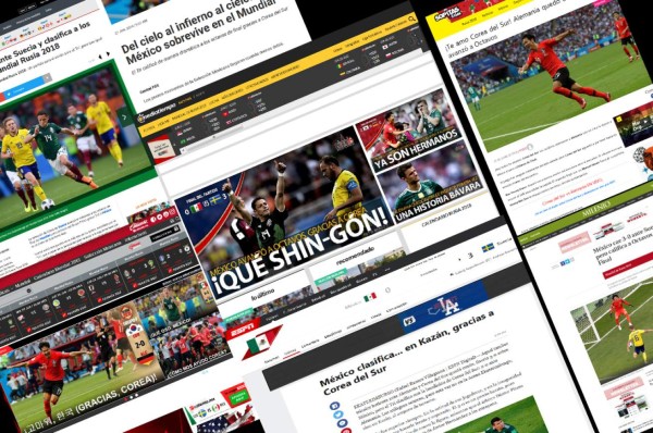 Así ve la prensa mundial el pase de México a los octavos de Rusia 2018