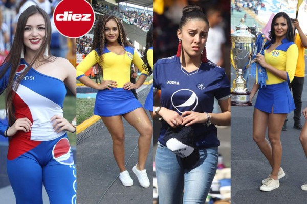 ¡Bellezas! Las mujeres que le dieron el toque lindo a la final Motagua-Real España