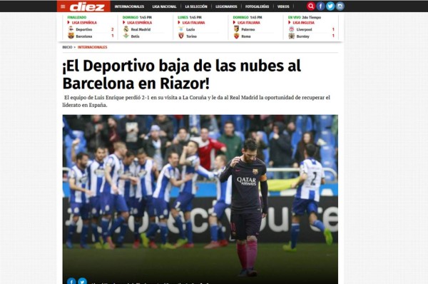 Prensa internacional critica al Barcelona, que pasó de lo sublime a lo ridículo