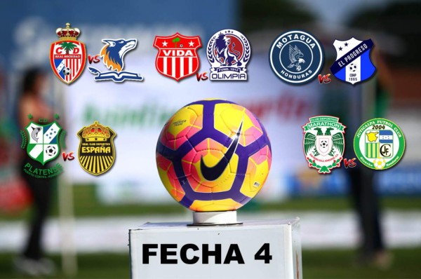 La fecha 4 del Clausura en Honduras se pone en marcha este miércoles