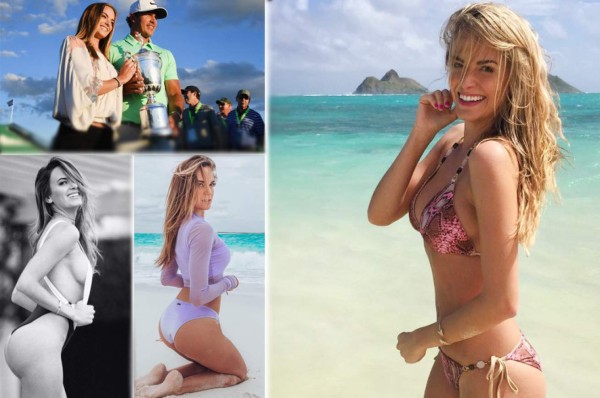 Jena Sims, la novia del golfista Koepka que fue confundida con su ex