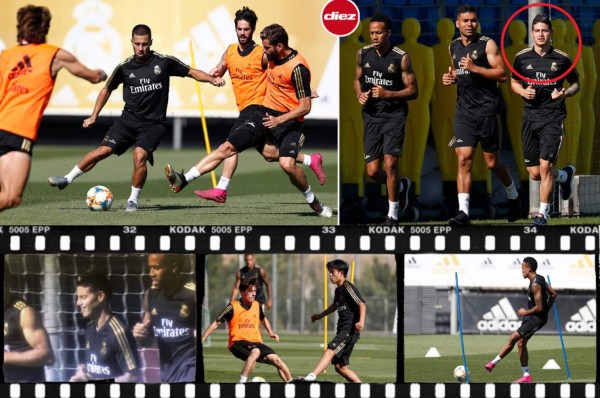 Real Madrid: Sorpresa en el entrenamiento con el regreso de James Rodríguez