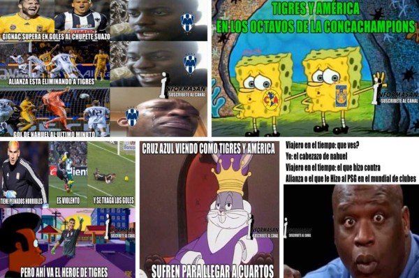 América, Tigres y Nahuel Guzmán, víctimas favoritas de los memes en la Concachampions