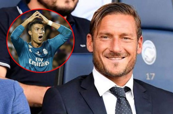 Totti: ''Messi es el número uno, pero no se lo digas a Cristiano''