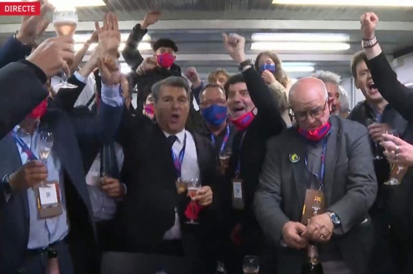 Así se vivió el regreso de Laporta a la presidencia del Barcelona; los mensajes de Puyol y Eto'o