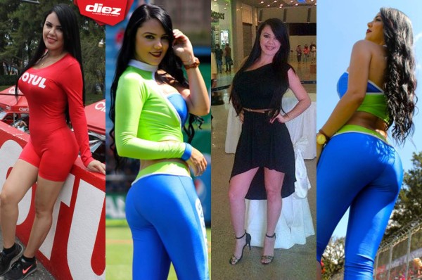 Ismari García, la belleza que engalana los juegos de la Liga de Guatemala