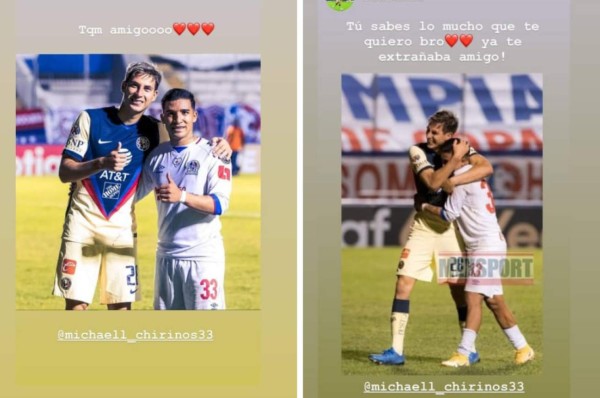 Jugador del América le dedicó un cariñoso mensaje a Michaell Chirinos: 'Ya te extrañaba amigo, te quiero'