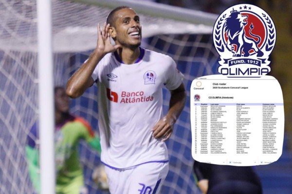 Eddie Hernández, fuera de la lista de futbolistas que Olimpia presentó para la Concacaf League