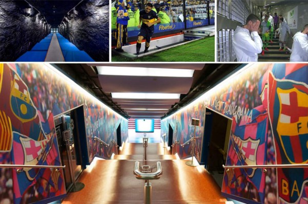 ESPECTACULARES | Los túneles de los mejores estadio de fútbol del planeta