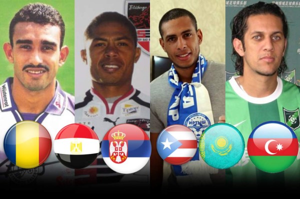 TOP: Hondureños que han jugado en países bastante raros