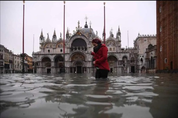 Devastación apocalíptica: Las impactantes imágenes de Venecia inundada