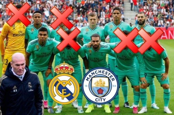 El inédito 11 del Real Madrid para buscar la remontada ante el Manchester City en la Champions