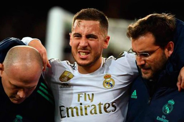 Hazard se pierde el clásico español Barcelona - Real Madrid