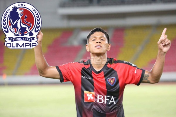 Bryan Moya podría convertirse en fichaje del Olimpia para el presente torneo Apertura 2021