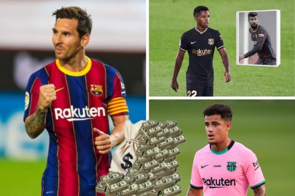 Messi el más caro y Ansu Fati con precio de crack: El valor de mercado del plantel del Barcelona&nbsp;&nbsp;
