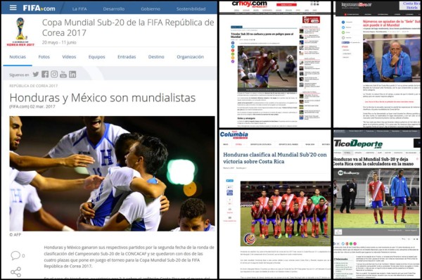 FIFA destaca clasificación de Honduras a Corea y esto dice la prensa tica