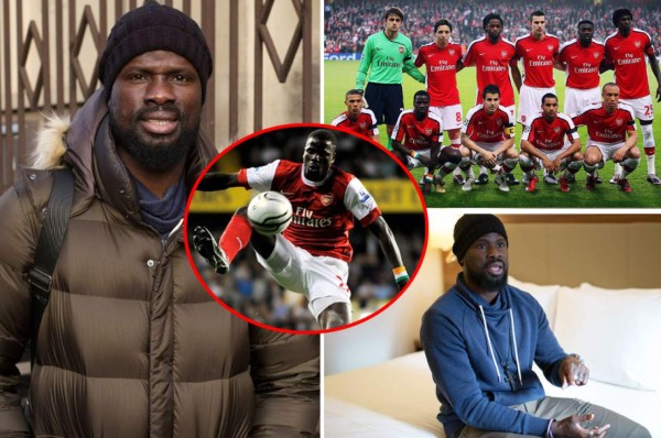 Emmanuel Eboue, ex estrella del Arsenal, está arruinado y huye de la policía