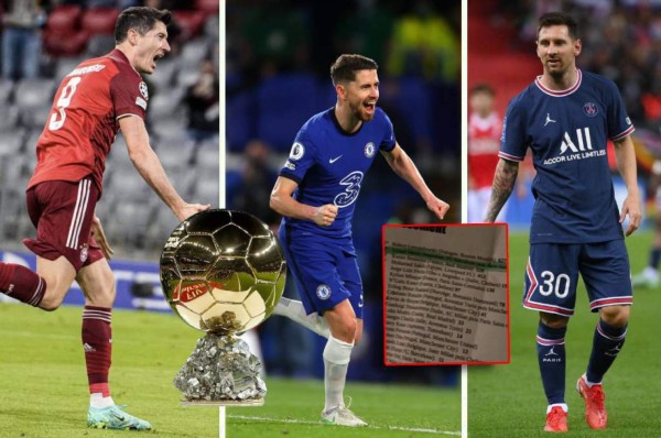 ¿Sorpresivo? Filtran la supuesta lista del ganador del Balón de Oro 2021; en 2018 sucedió lo mismo