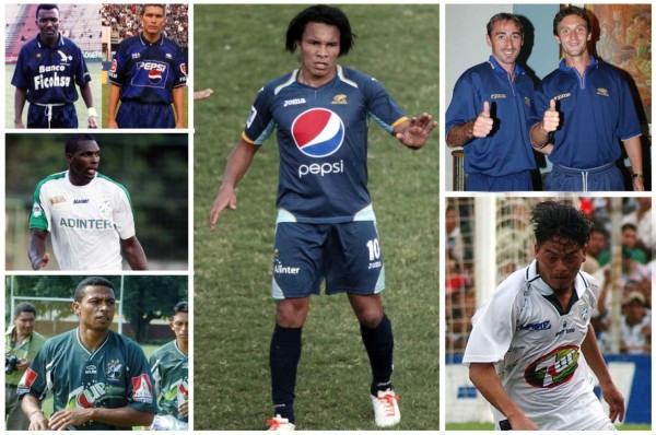 Los jugadores que han vestido las camisas de Platense y Motagua