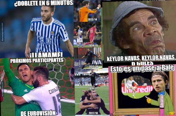 Los memes del Real Sociedad-Real Madrid van directos a Bale y Navas