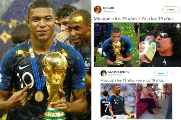 'Yo a los 19 años': Los memes sobre Mbappé que se hacen virales en redes sociales