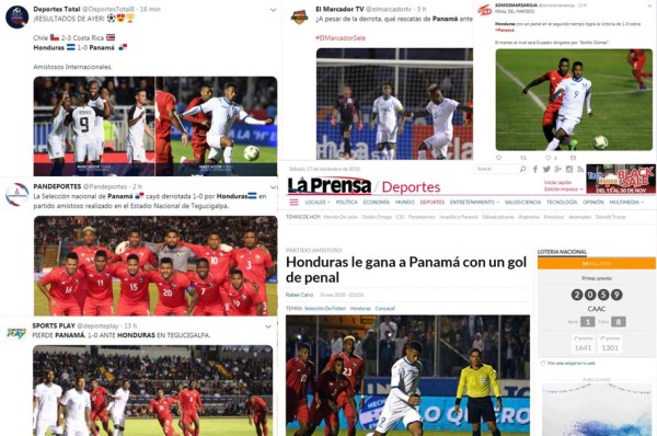Así reaccionaron los medios panameños tras la derrota ante Honduras