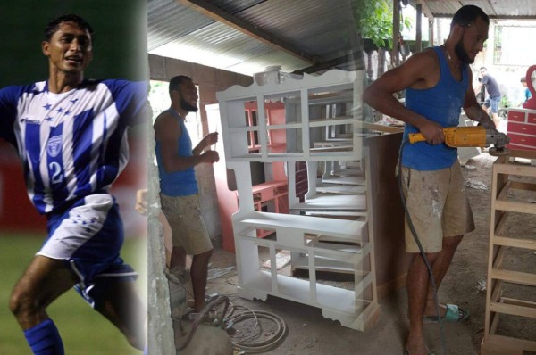 Así es la nueva vida del futbolista Manuel Doño en el taller de ebanistería
