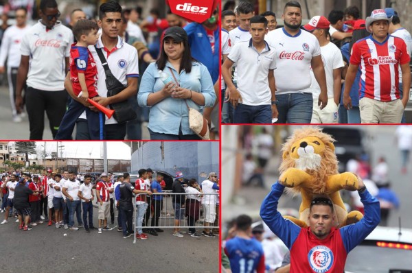 En fotos: Ambiente de liderato en la previa del Olimpia-Marathón en el Nacional