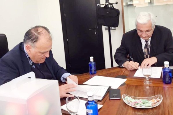 La Liga Nacional de Honduras firma importante convenio con la Liga española