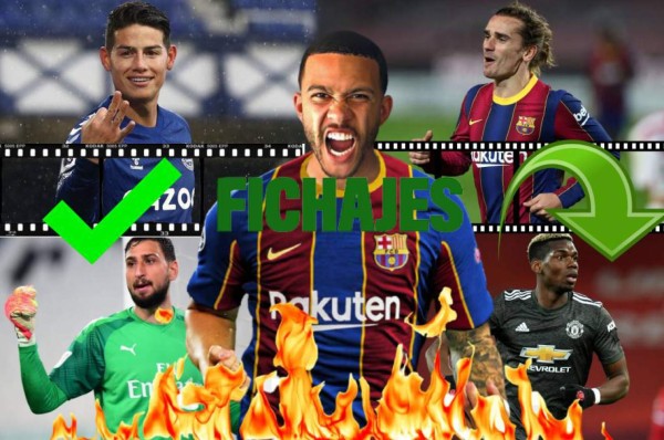 Fichajes: Barcelona oficializa traspaso, Griezmann anuncia nuevo destino y James apunta al Real Madrid