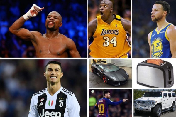 Lamborghinis, tostadoras y terrenos: Así gastaron su primer sueldo los cracks del deporte&nbsp;&nbsp;
