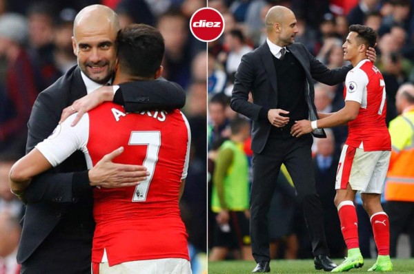 Sorpresa: Guardiola felicita a Alexis Sánchez por su fichaje con el Manchester United
