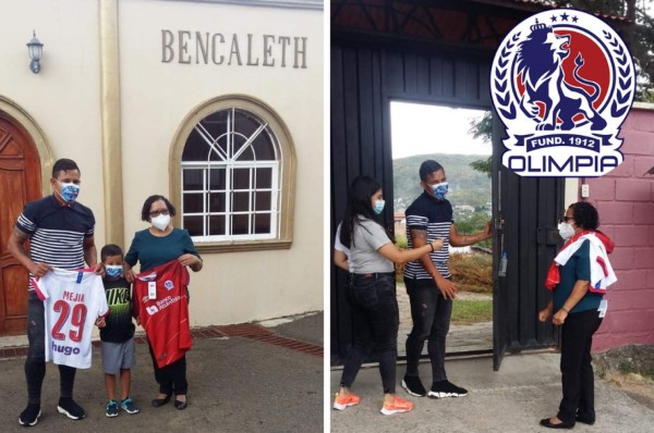 Patón Mejía realiza obra social después del escándalo y eliminación de Olimpia de la Liga Concacaf