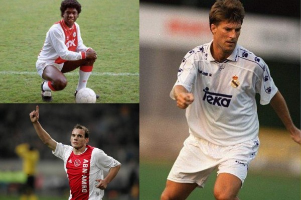 Vistieron la camisa del Ajax y Real Madrid y quizás no los recuerdes