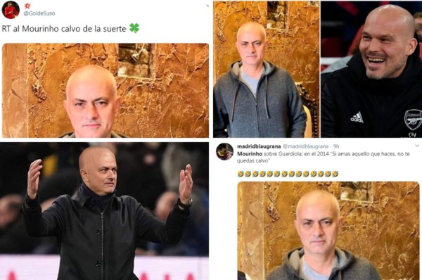 Jose Mourinho es liquidado con memes por su nuevo 'look' al estilo Pep Guardiola