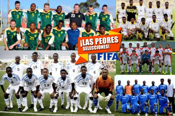 Ránking FIFA: Las 15 peores selecciones del mundo en 2019