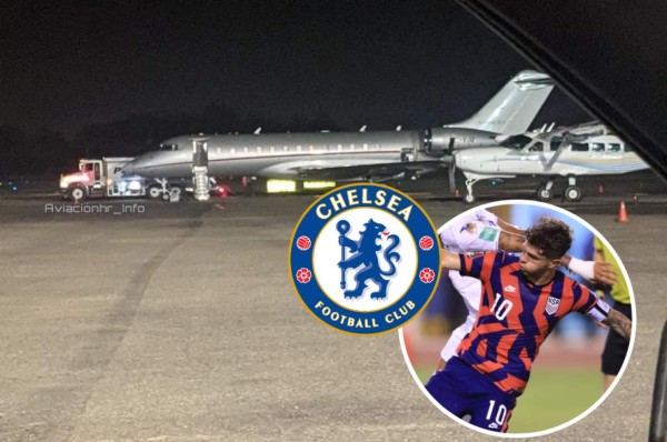 Directo a Londres: Chelsea envió lujoso avión para recoger a Christian Pulisic a San Pedro Sula&nbsp;&nbsp;